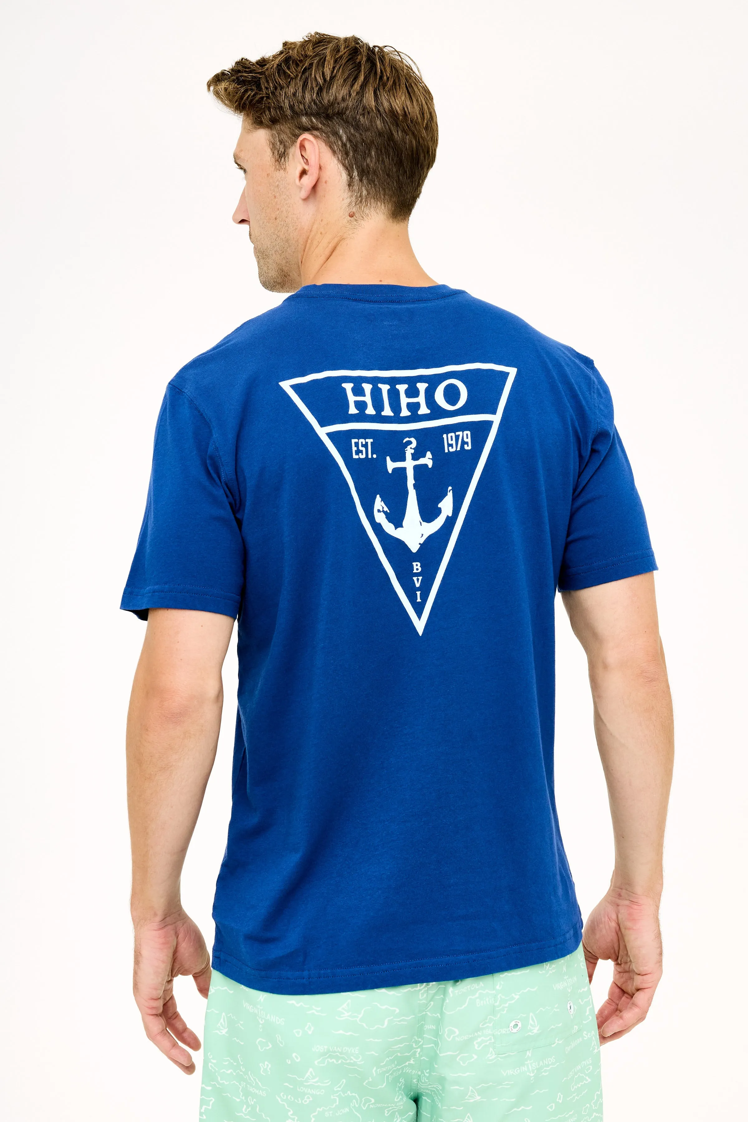 1979 Pennant T-shirt - Racing Blue