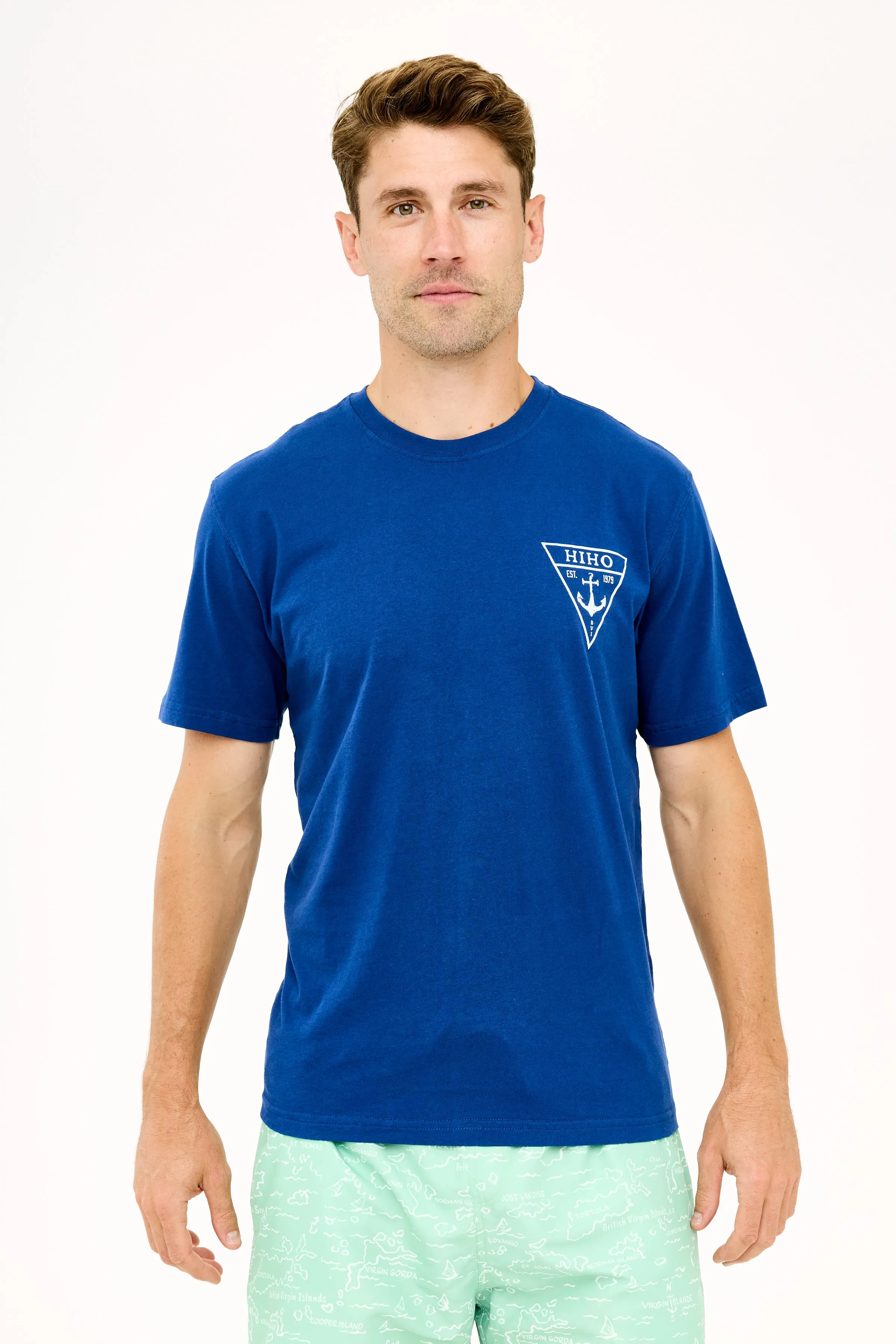 1979 Pennant T-shirt - Racing Blue