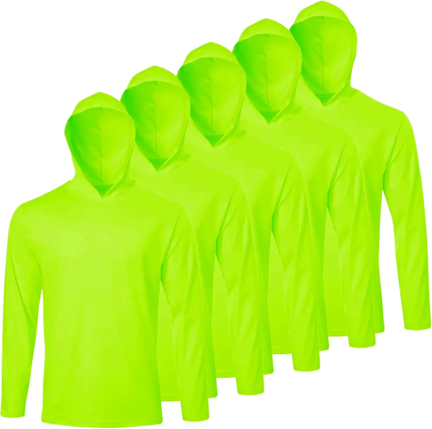 3/5 Pack Men's Long Sleeve Shirts Quick Dry Moisture Wicking Crewneck T-Shirt for Gym Workout Running