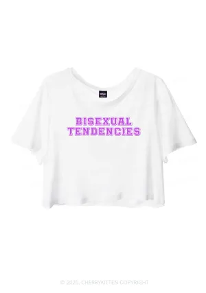 Bisexual Tendencies Pride Y2K Sheer Crop Tee Cherrykitten
