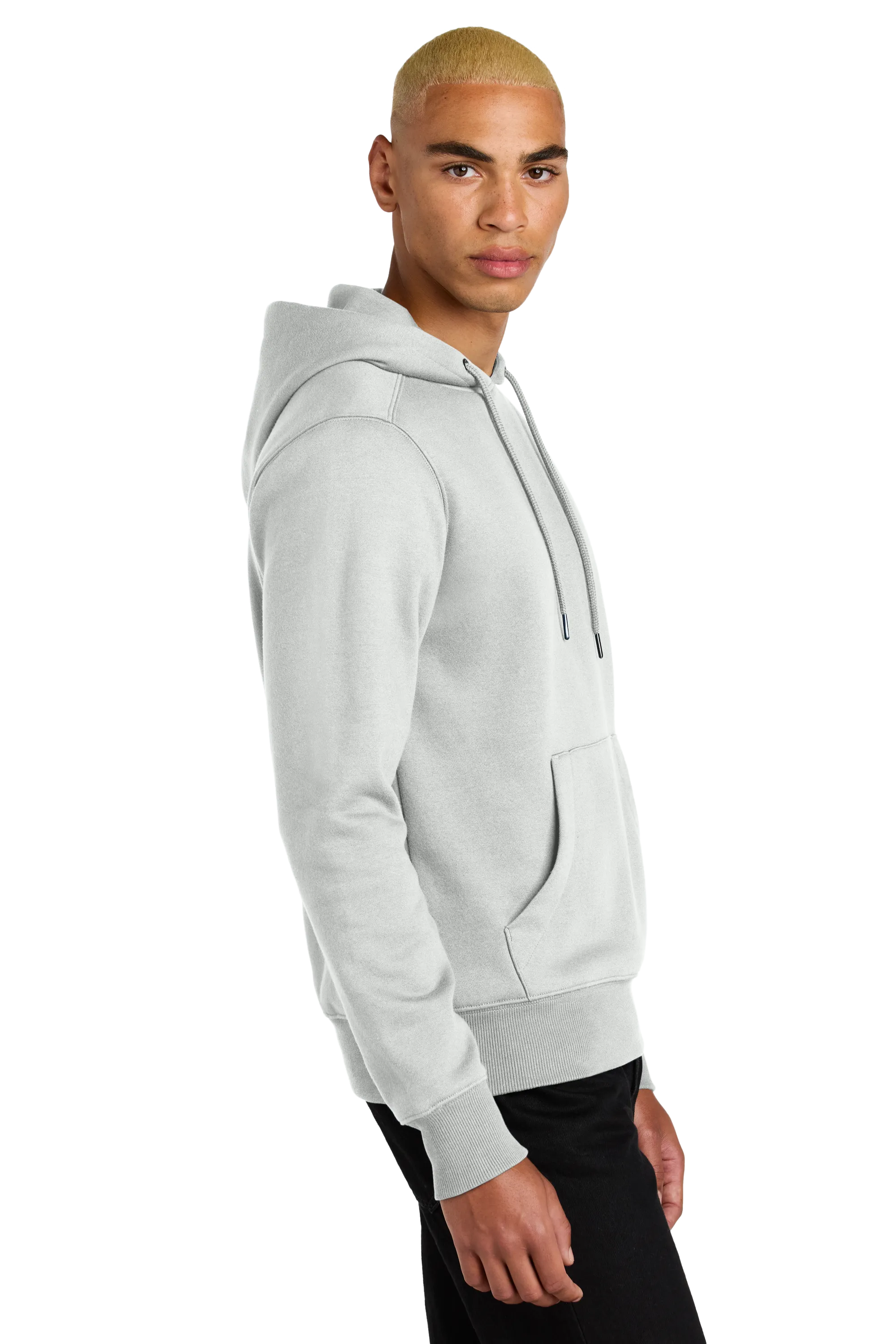 District Perfect Weight Fleece Hoodie - Ash
