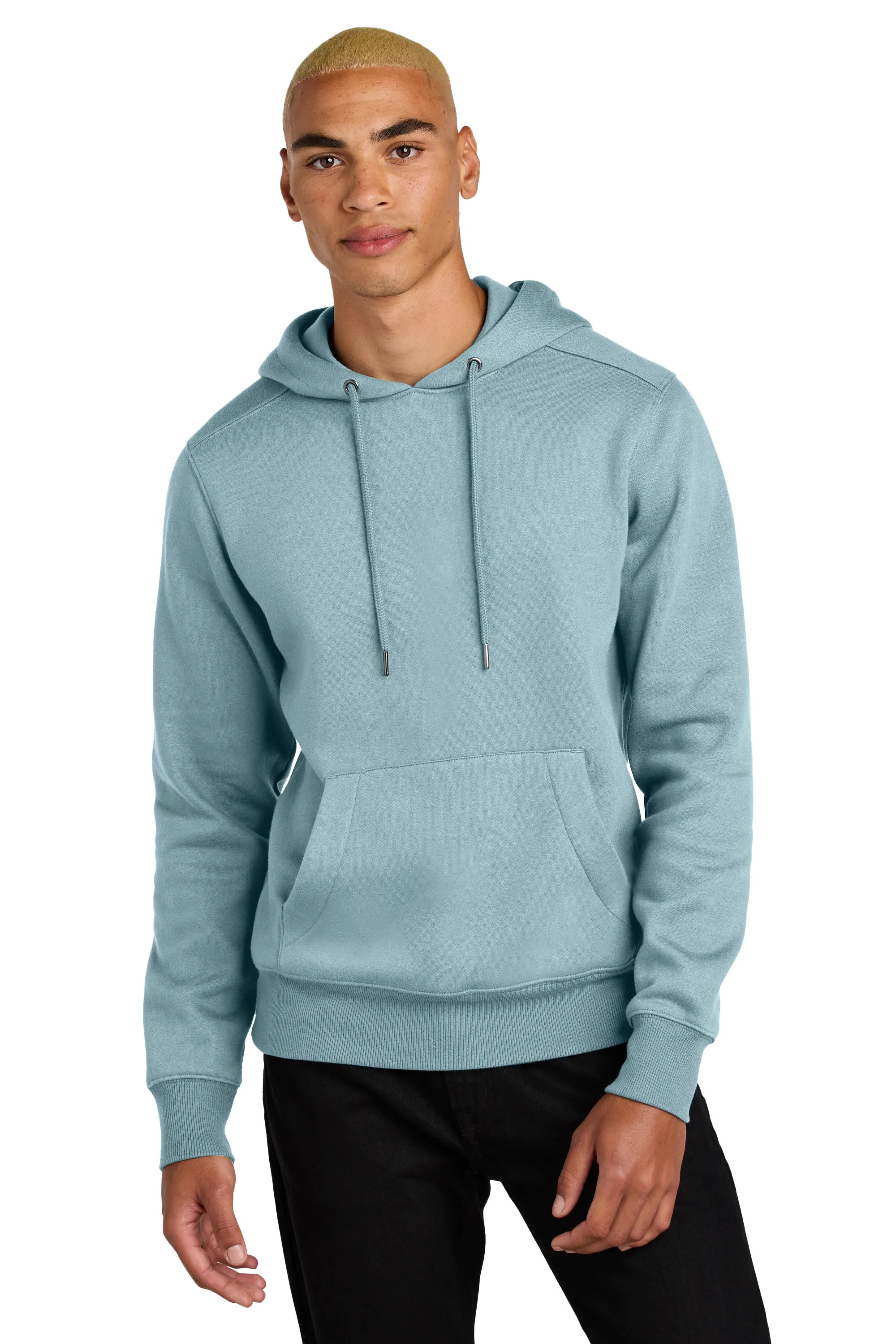 District Perfect Weight Fleece Hoodie - Blue Fog