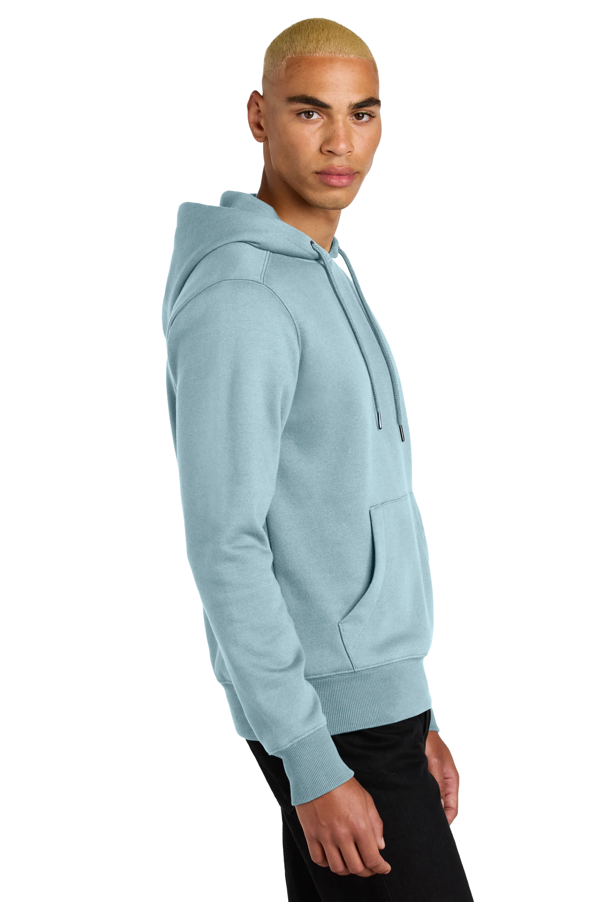 District Perfect Weight Fleece Hoodie - Blue Fog