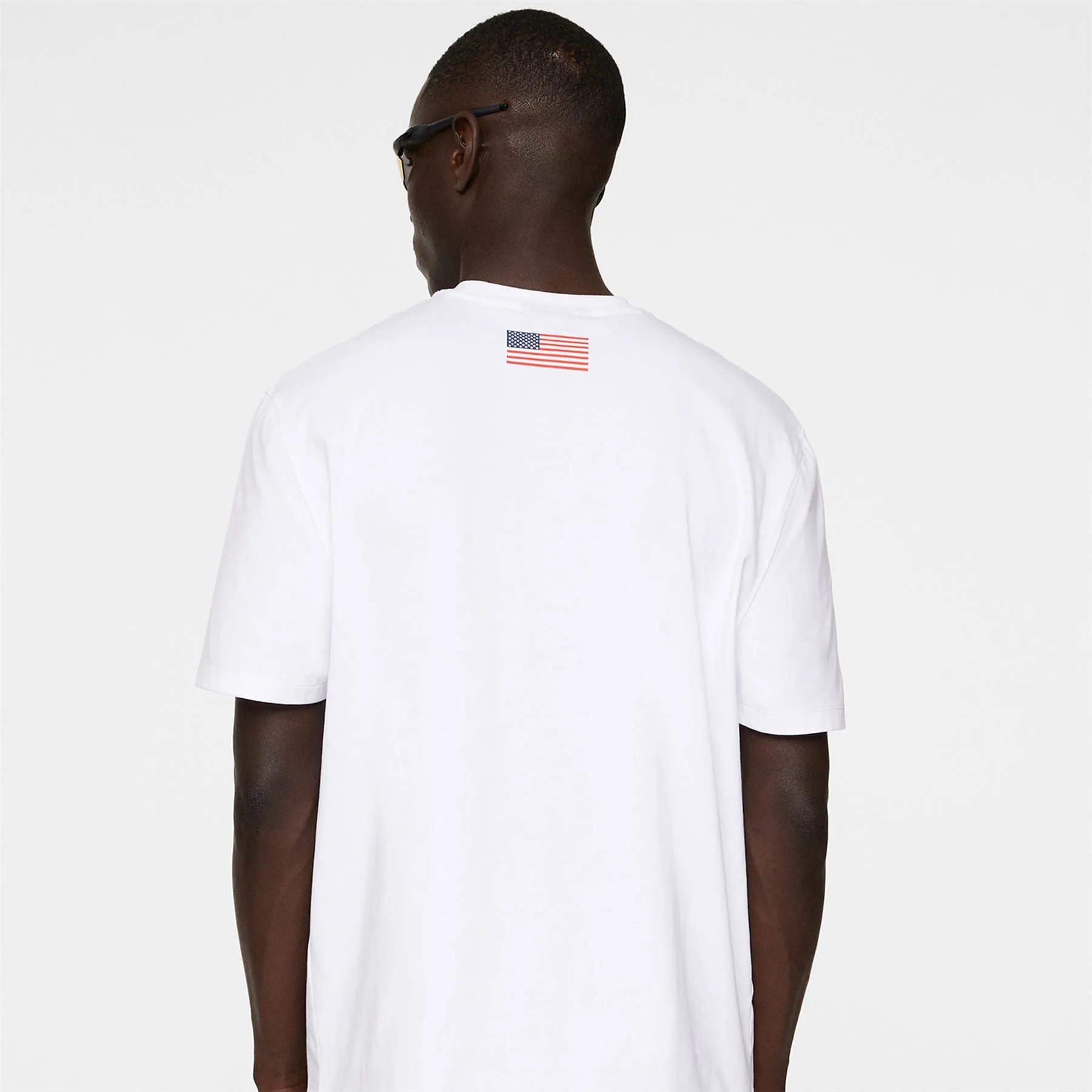 Elie Relaxed Fit Cotton Tee White - SU24