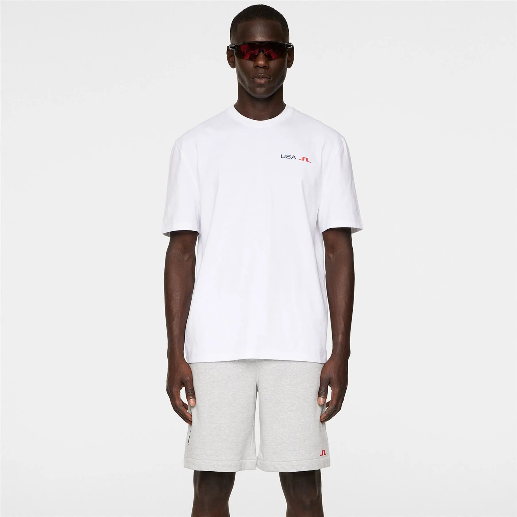 Elie Relaxed Fit Cotton Tee White - SU24