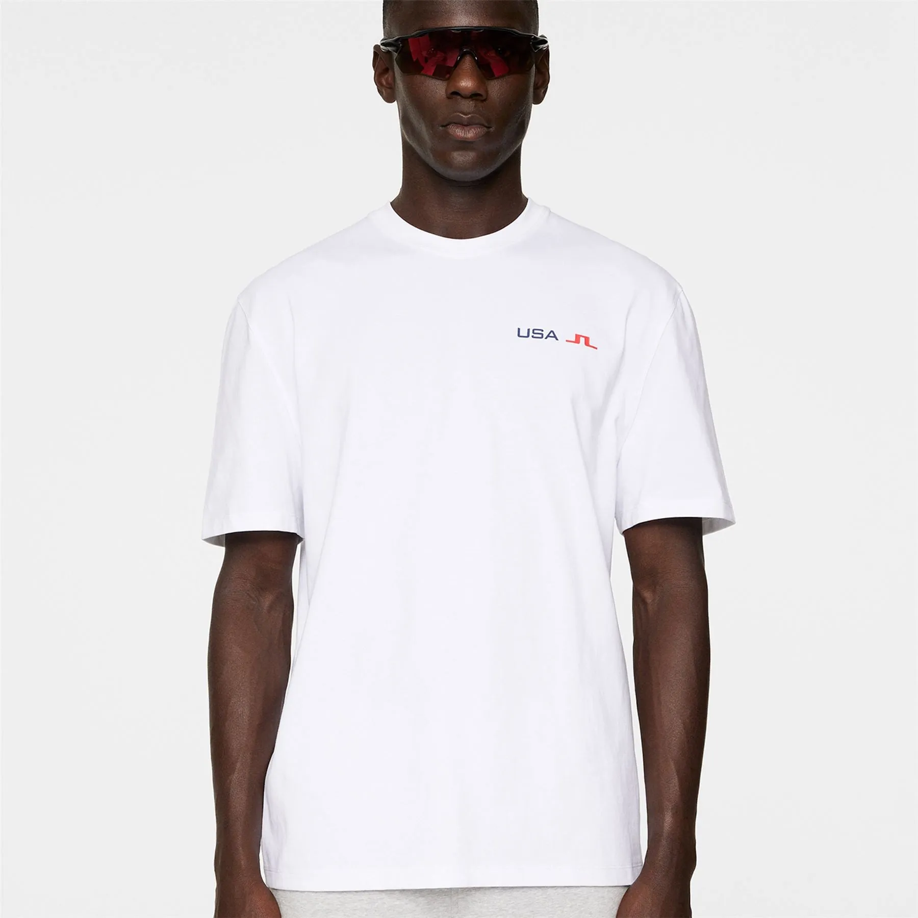 Elie Relaxed Fit Cotton Tee White - SU24