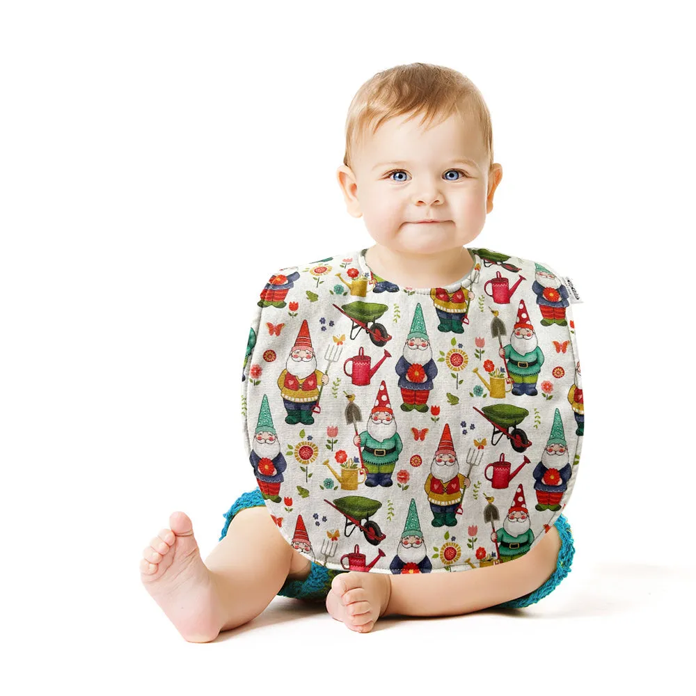 Garden Gnome Baby Bib