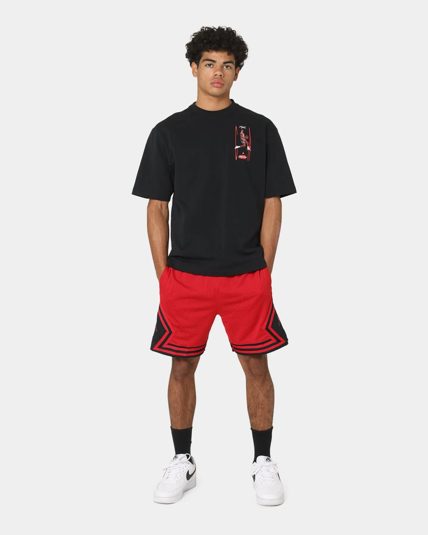 Jordan Flight Heritage '85 Short Sleeve Crewneck T-Shirt Black/Black
