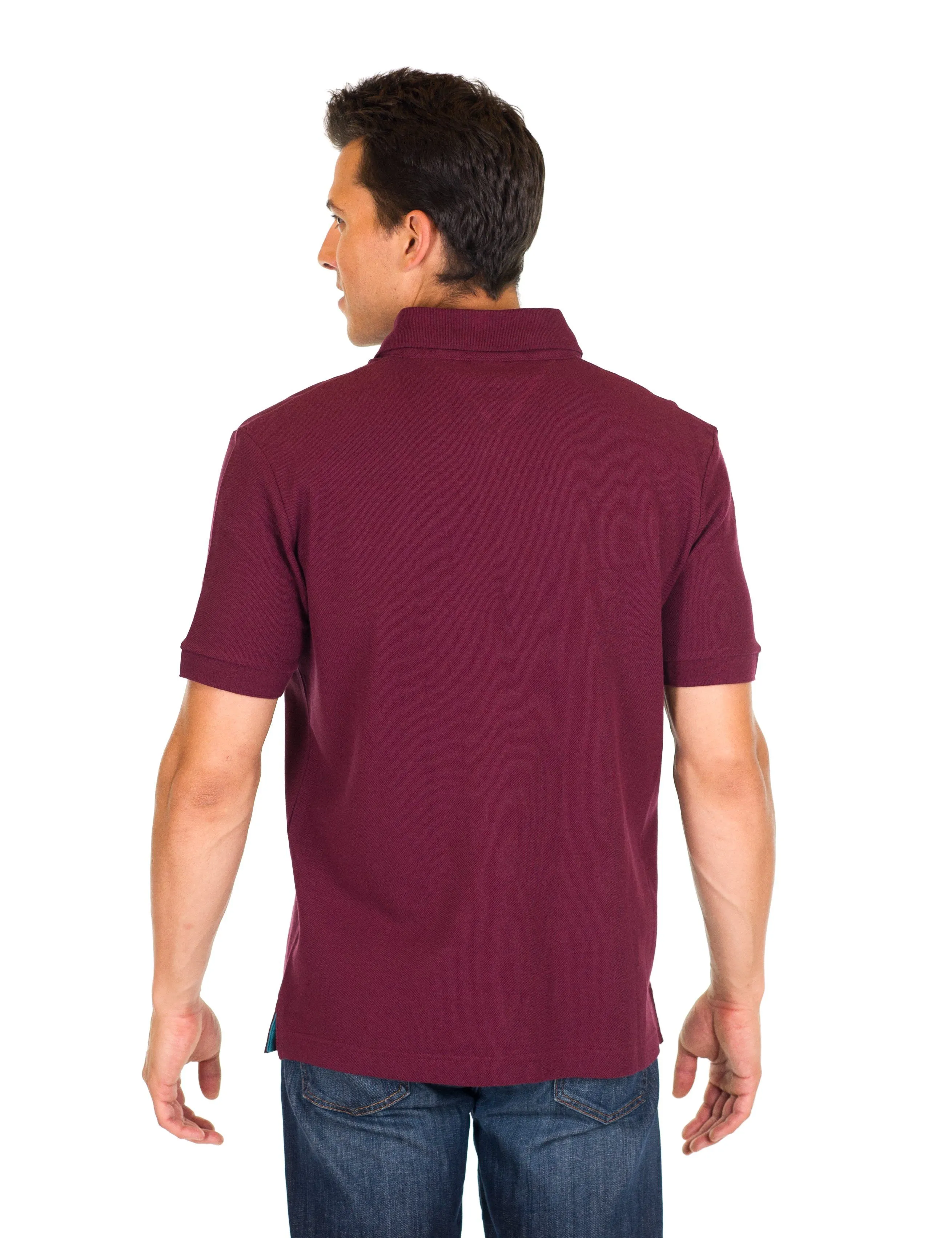 Mens 100% Cotton Pique Polo - Regular Fit