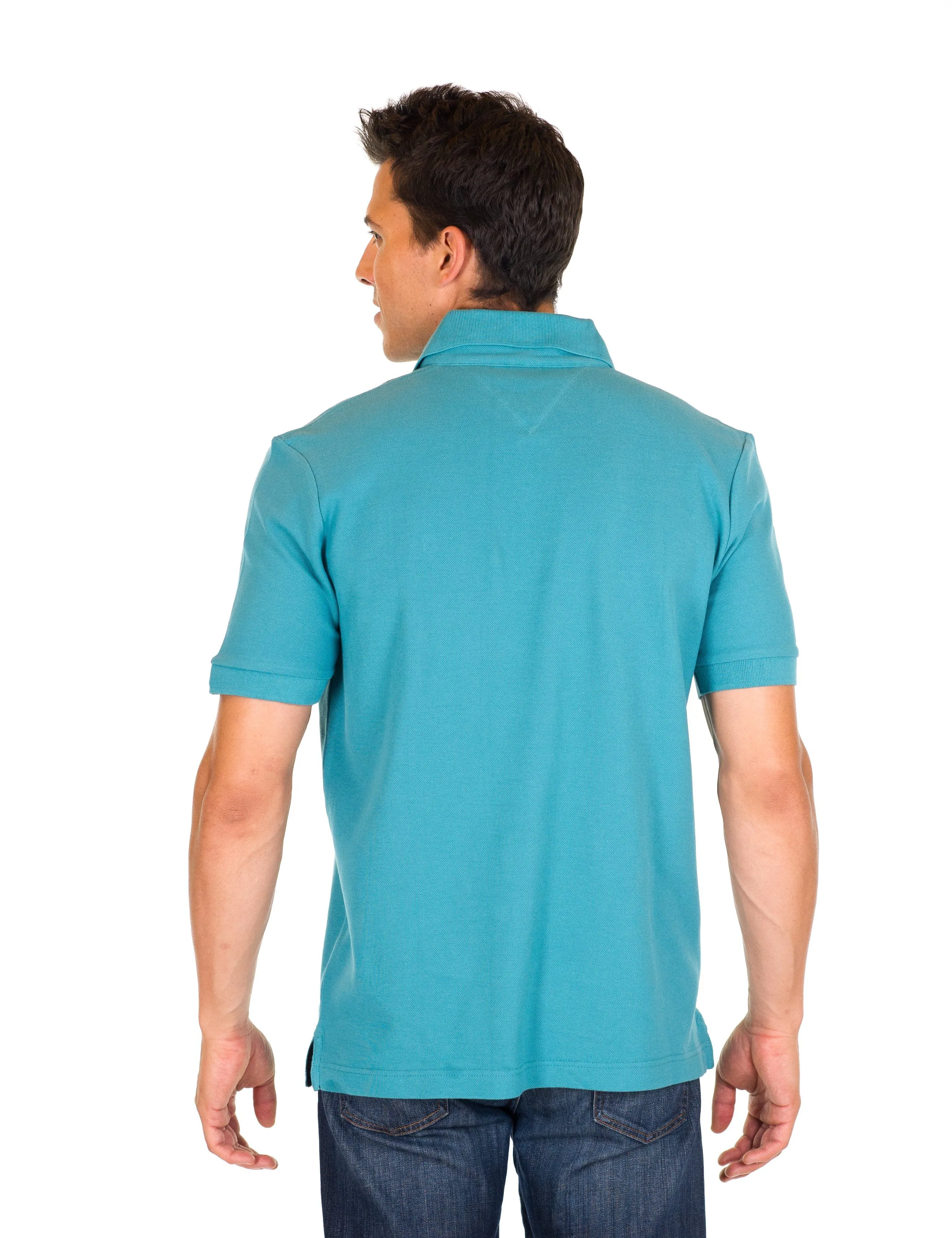 Mens 100% Cotton Pique Polo - Regular Fit