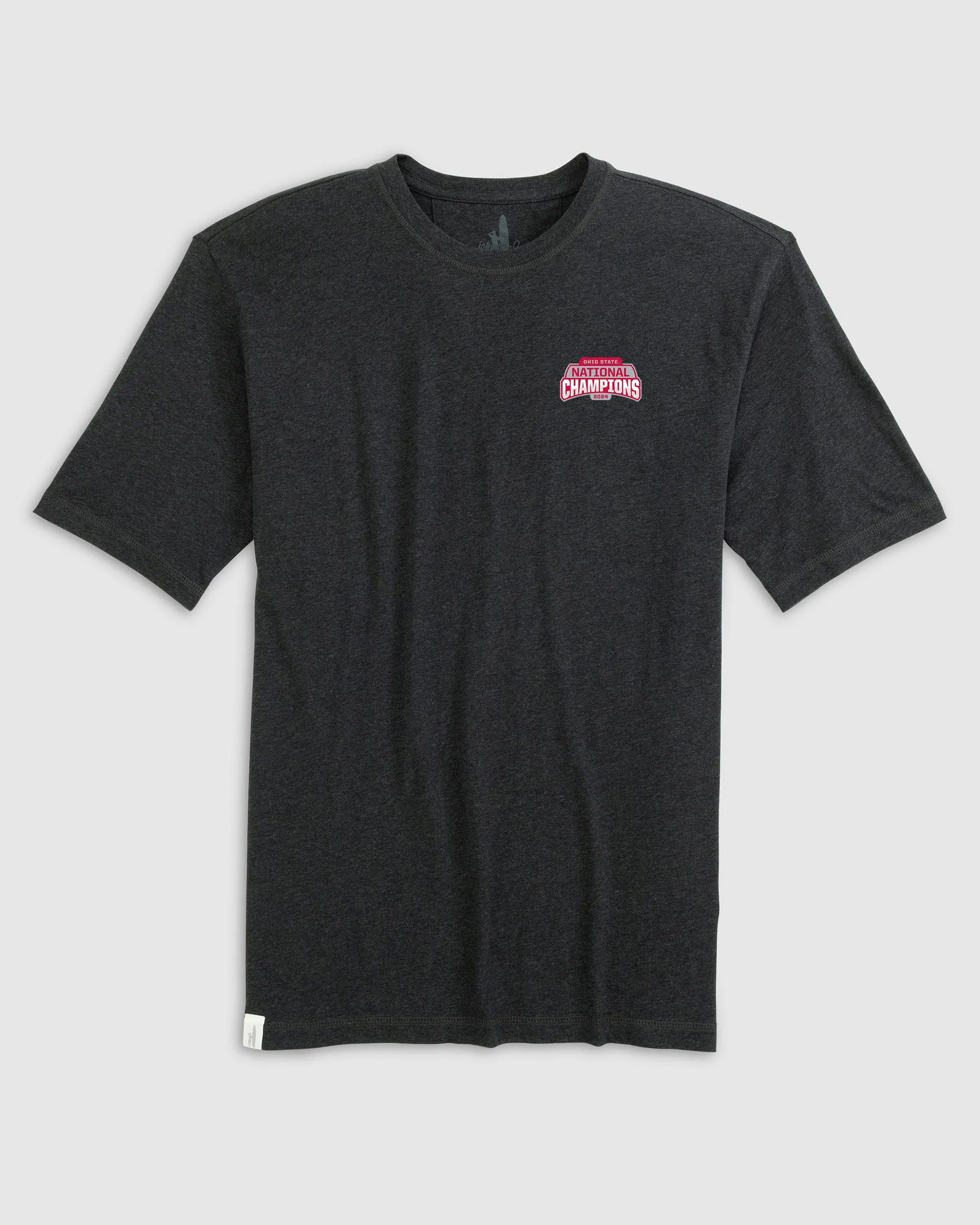 Ohio State Heathered Spencer T-Shirt -  2024 CFP Champions Logo