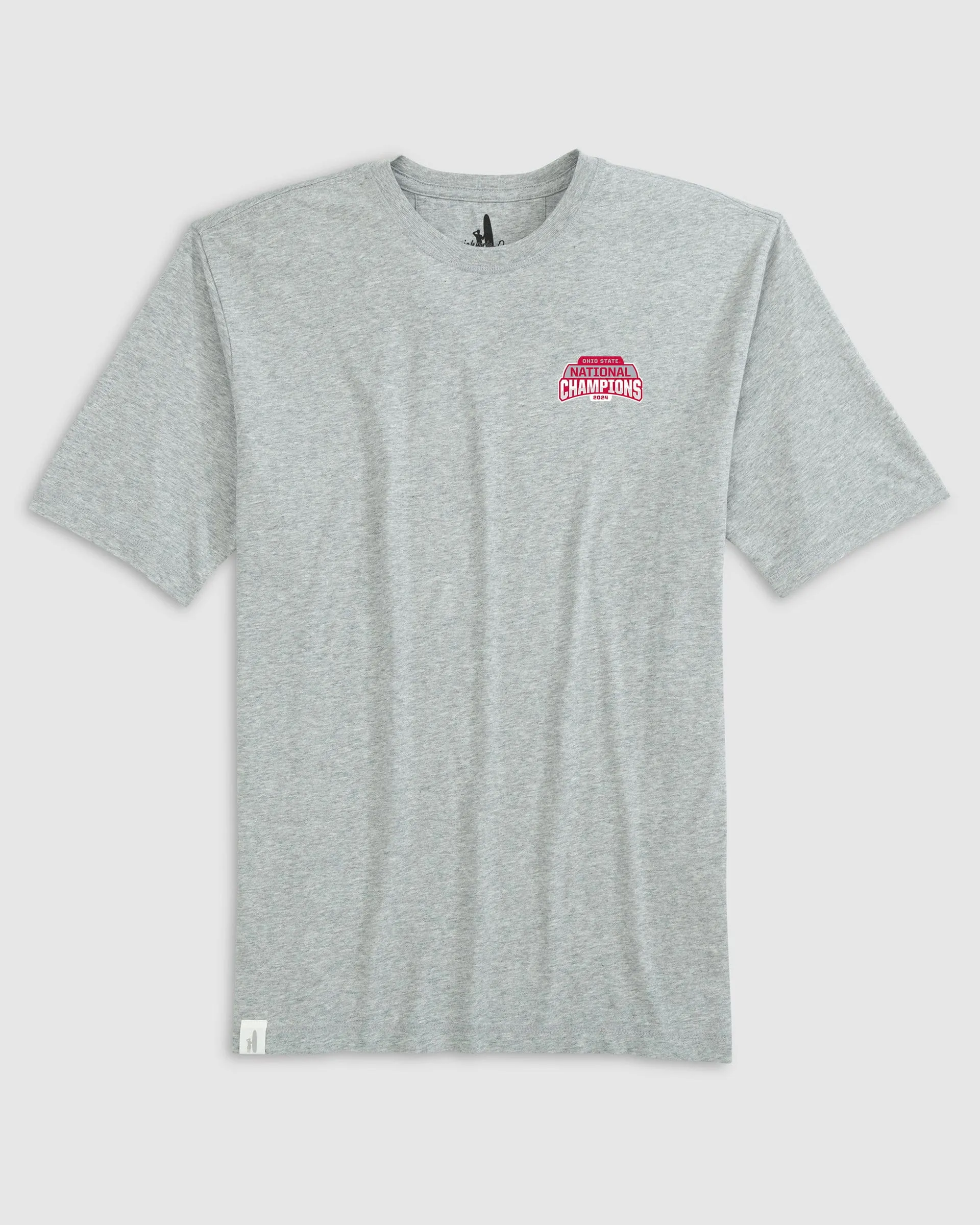 Ohio State Heathered Spencer T-Shirt -  2024 CFP Champions Logo