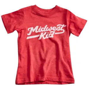 Orchard Street - Midwest Kid Tee in Heather Red (6)