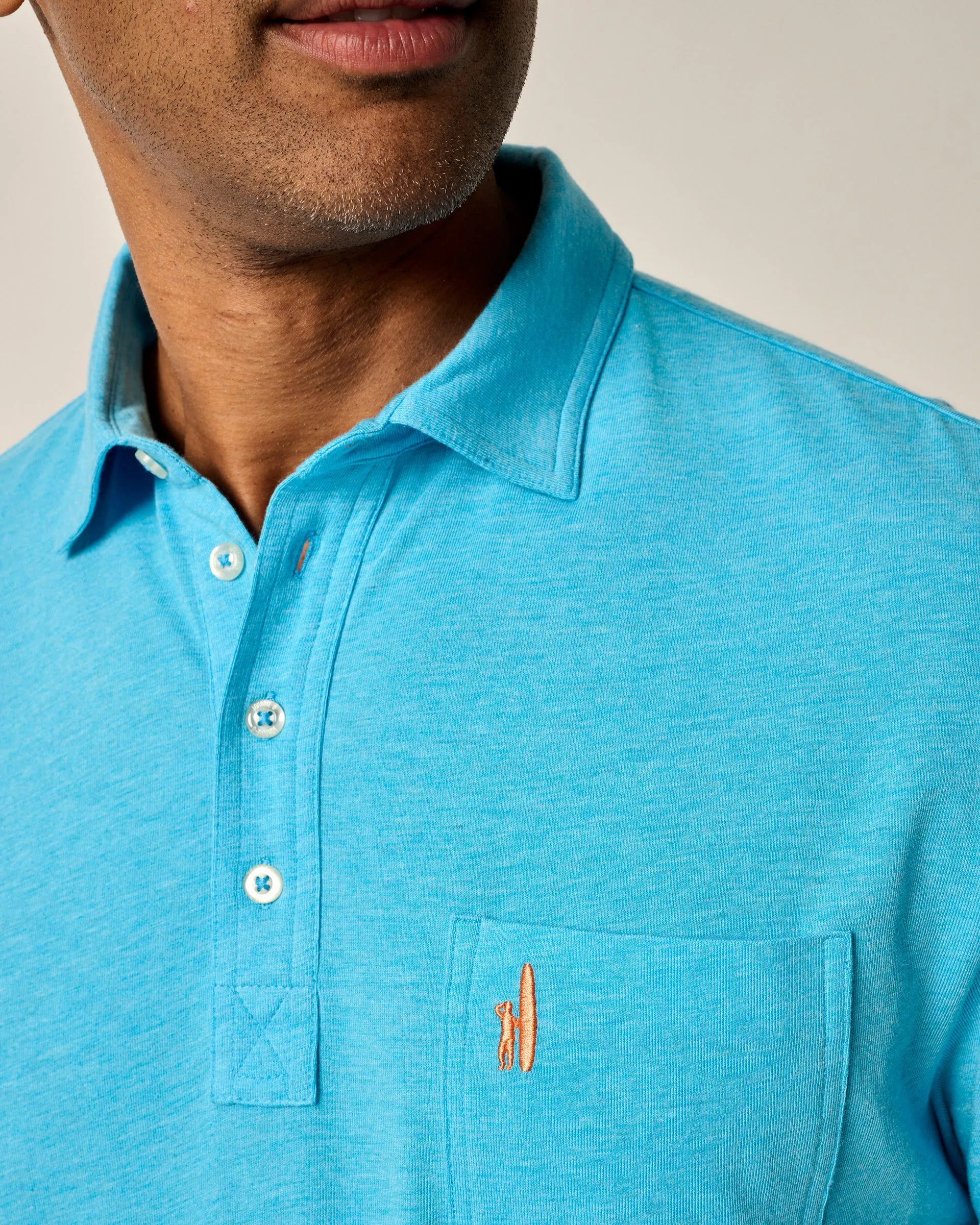 Original 4-Button Polo - Heathered 2.0