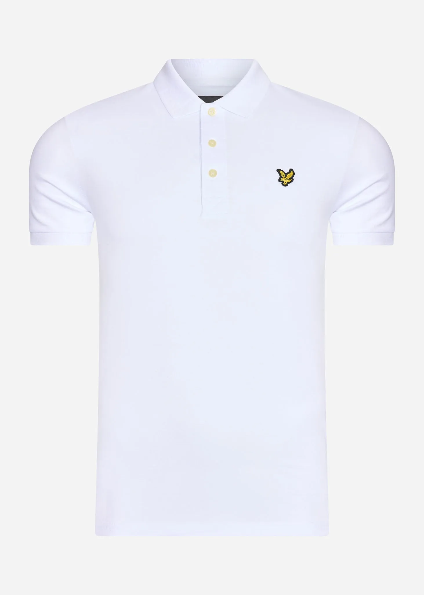 Plain polo shirt - white