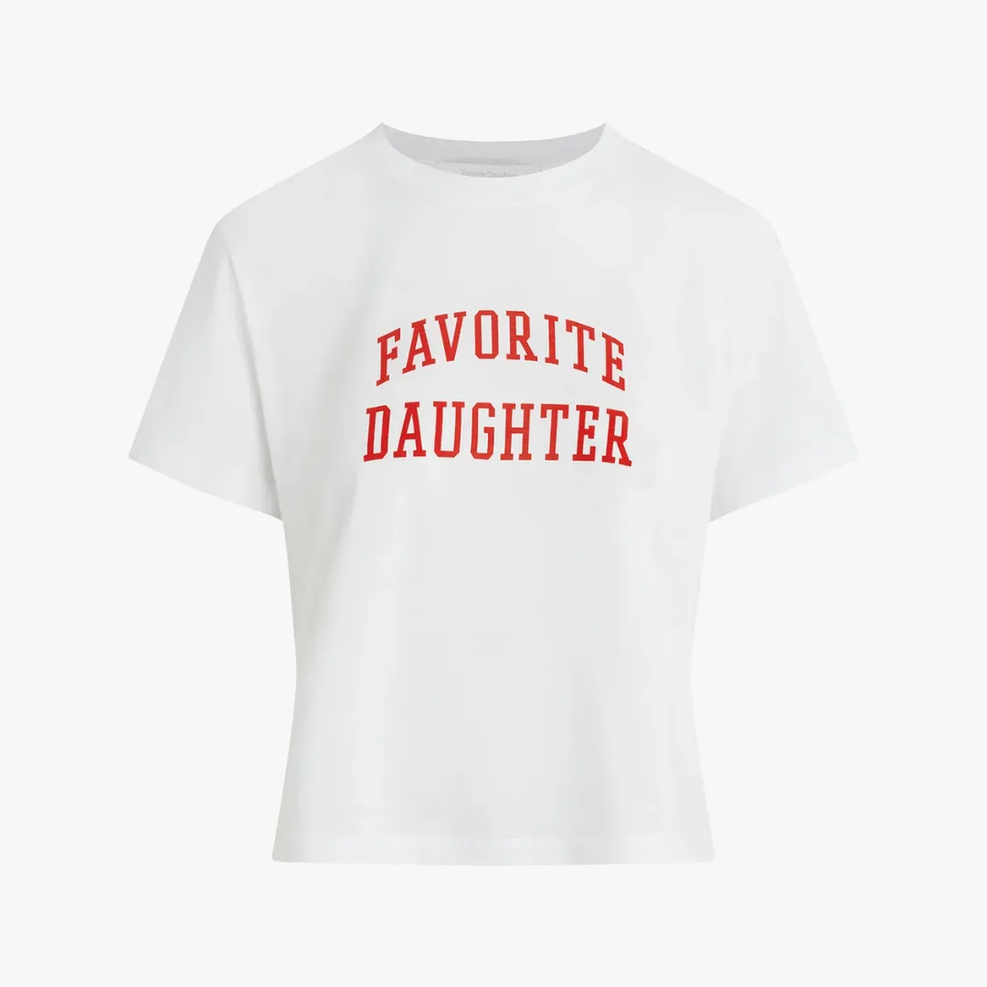 The Cropped Collegiate Tee