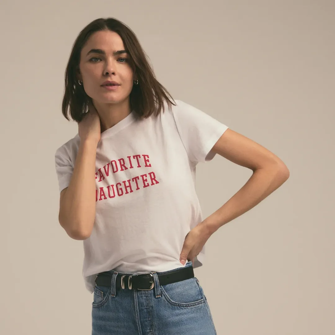 The Cropped Collegiate Tee