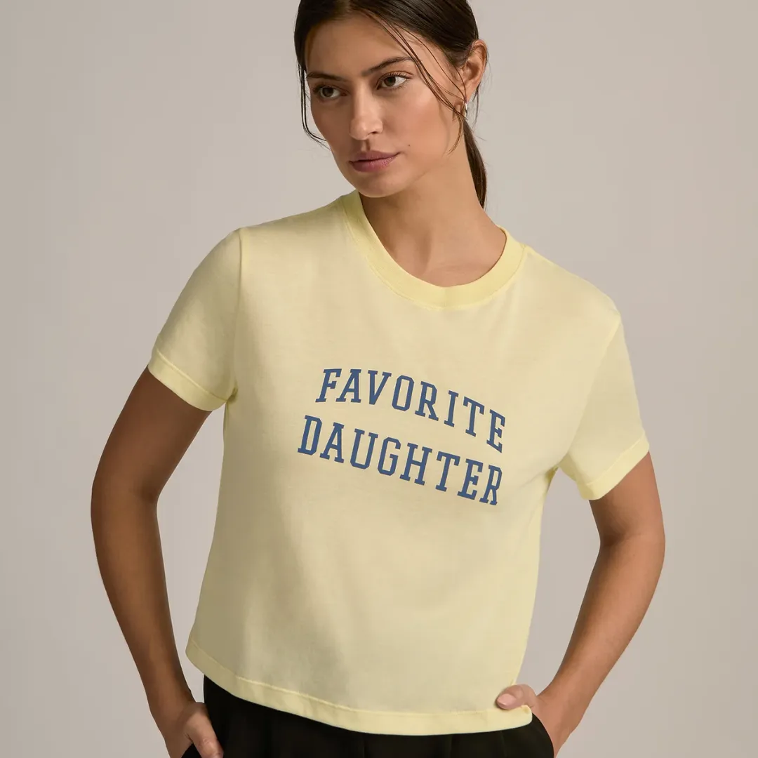 The Cropped Collegiate Tee