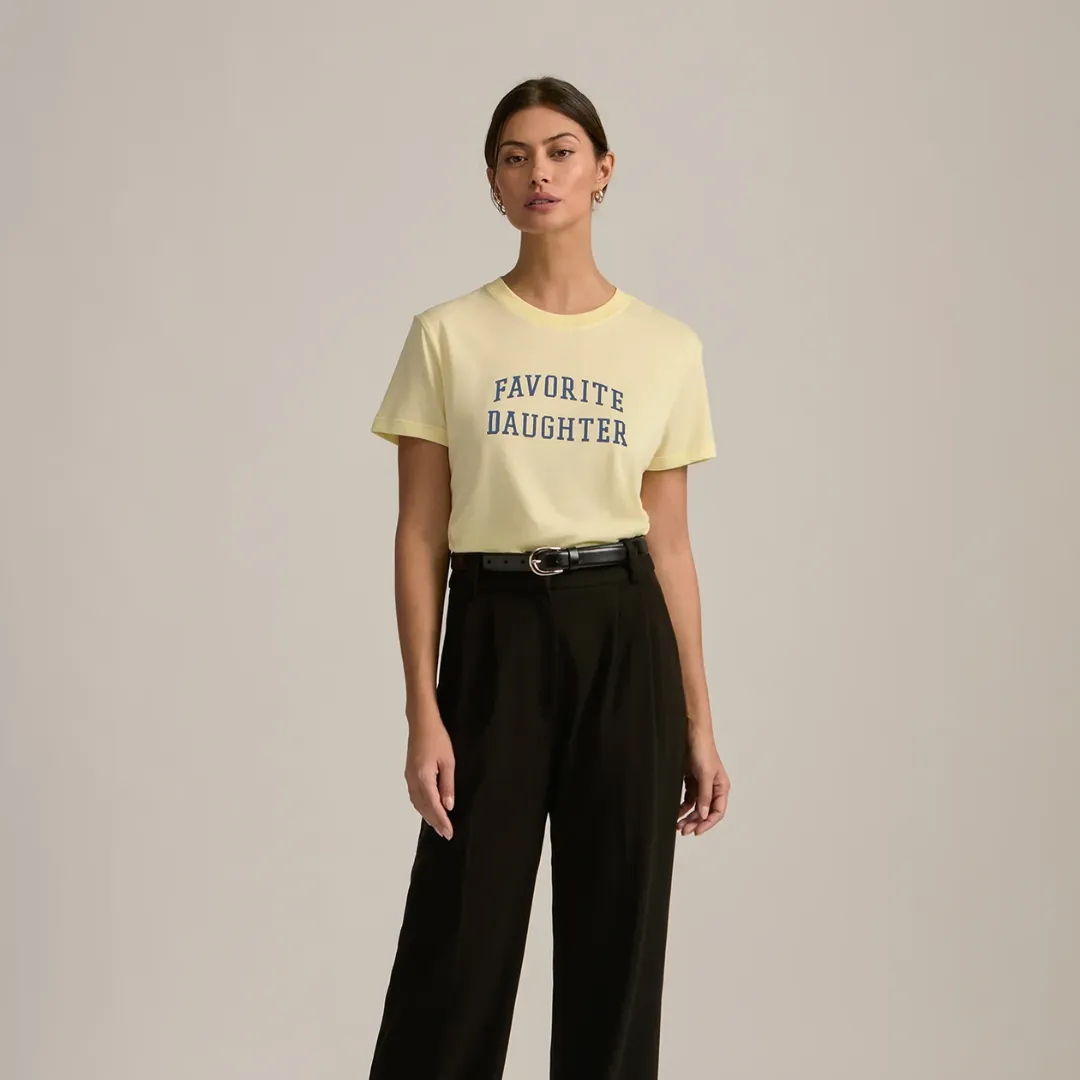 The Cropped Collegiate Tee