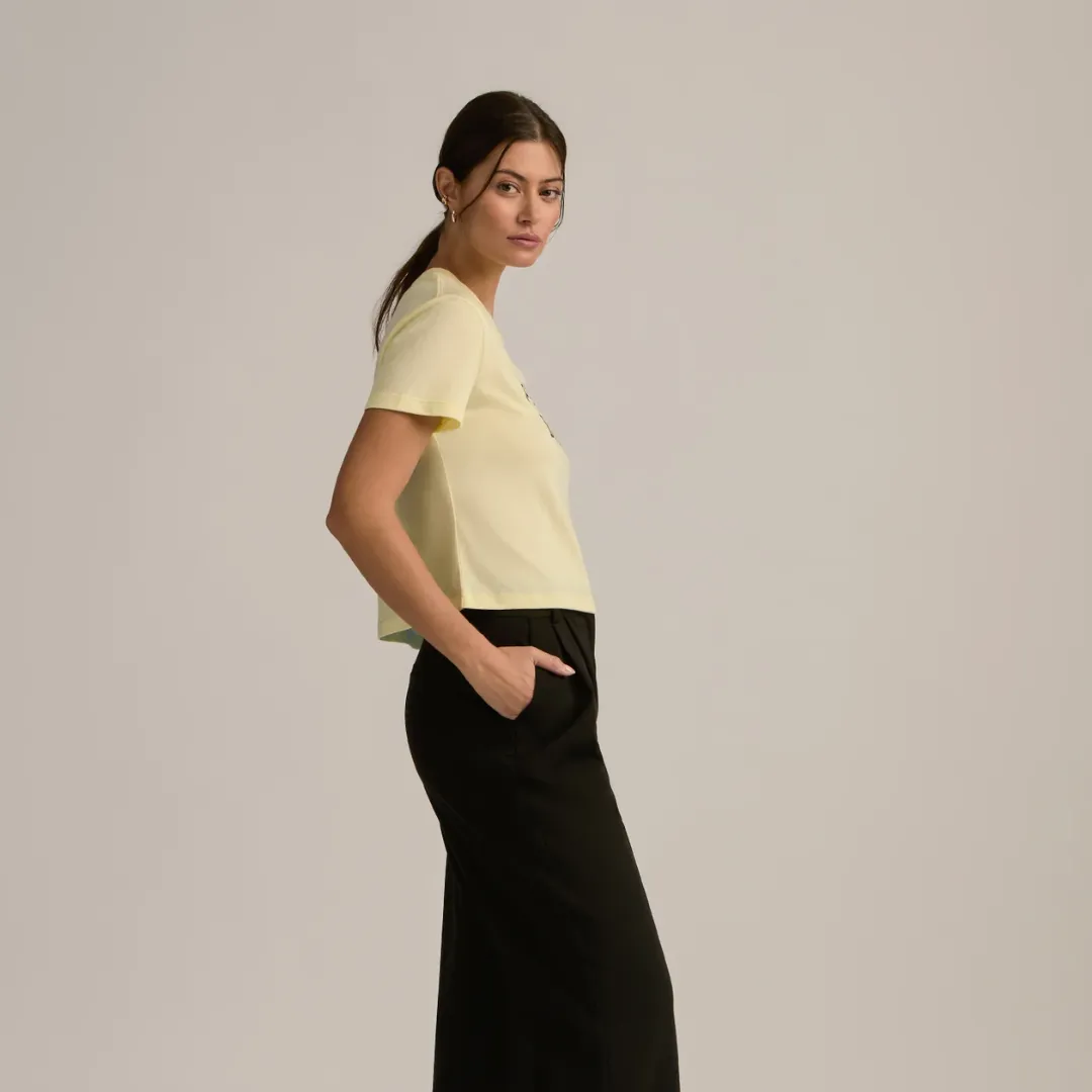 The Cropped Collegiate Tee