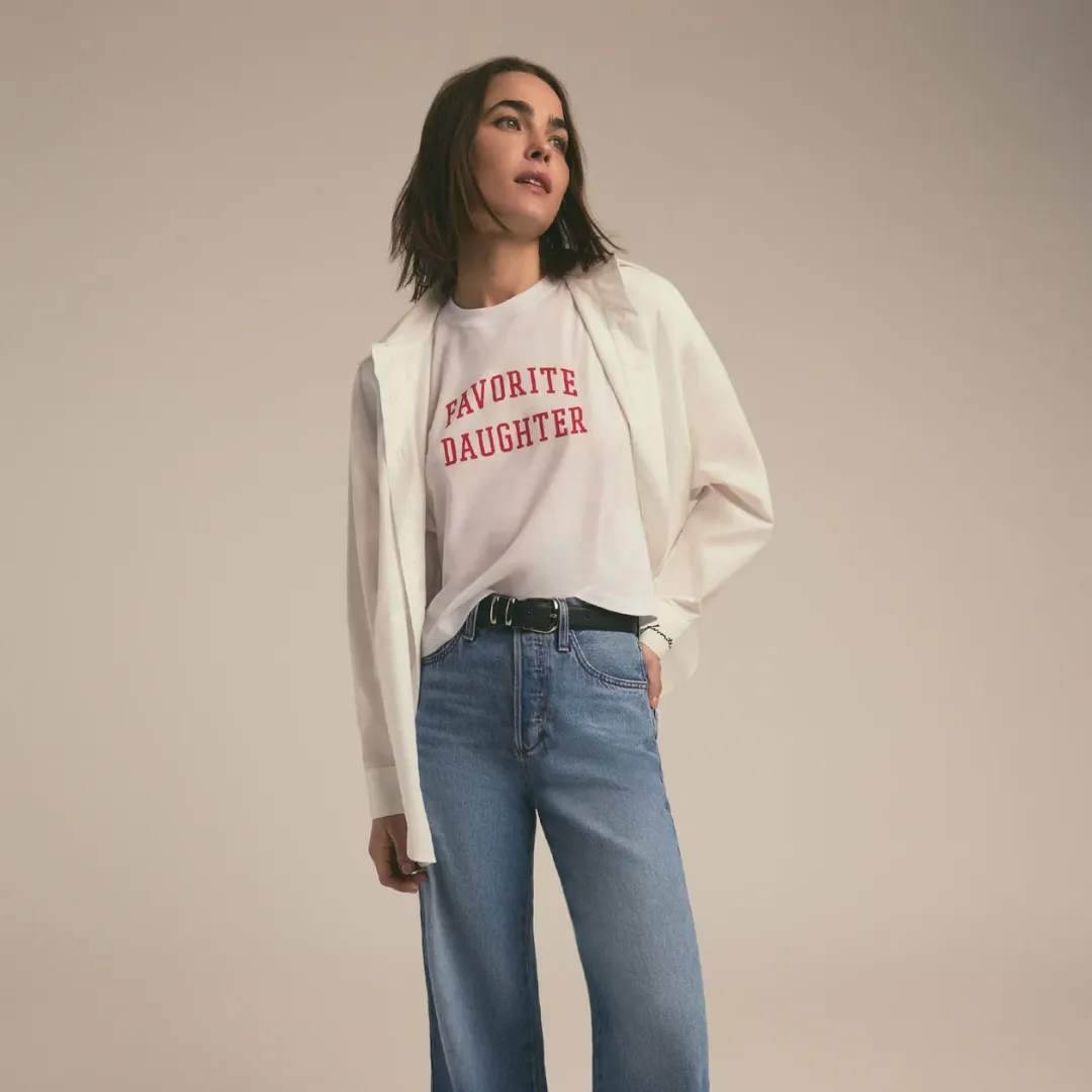 The Cropped Collegiate Tee