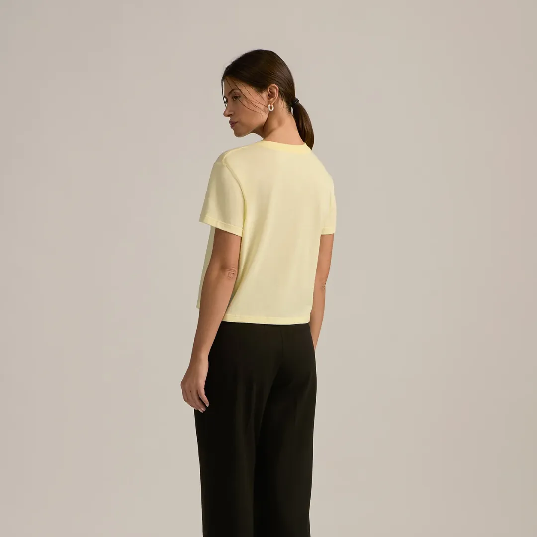 The Cropped Collegiate Tee