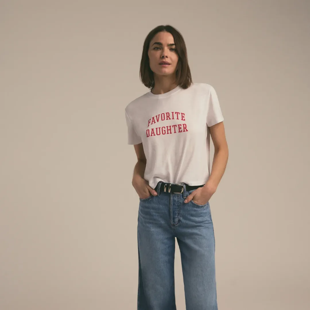 The Cropped Collegiate Tee