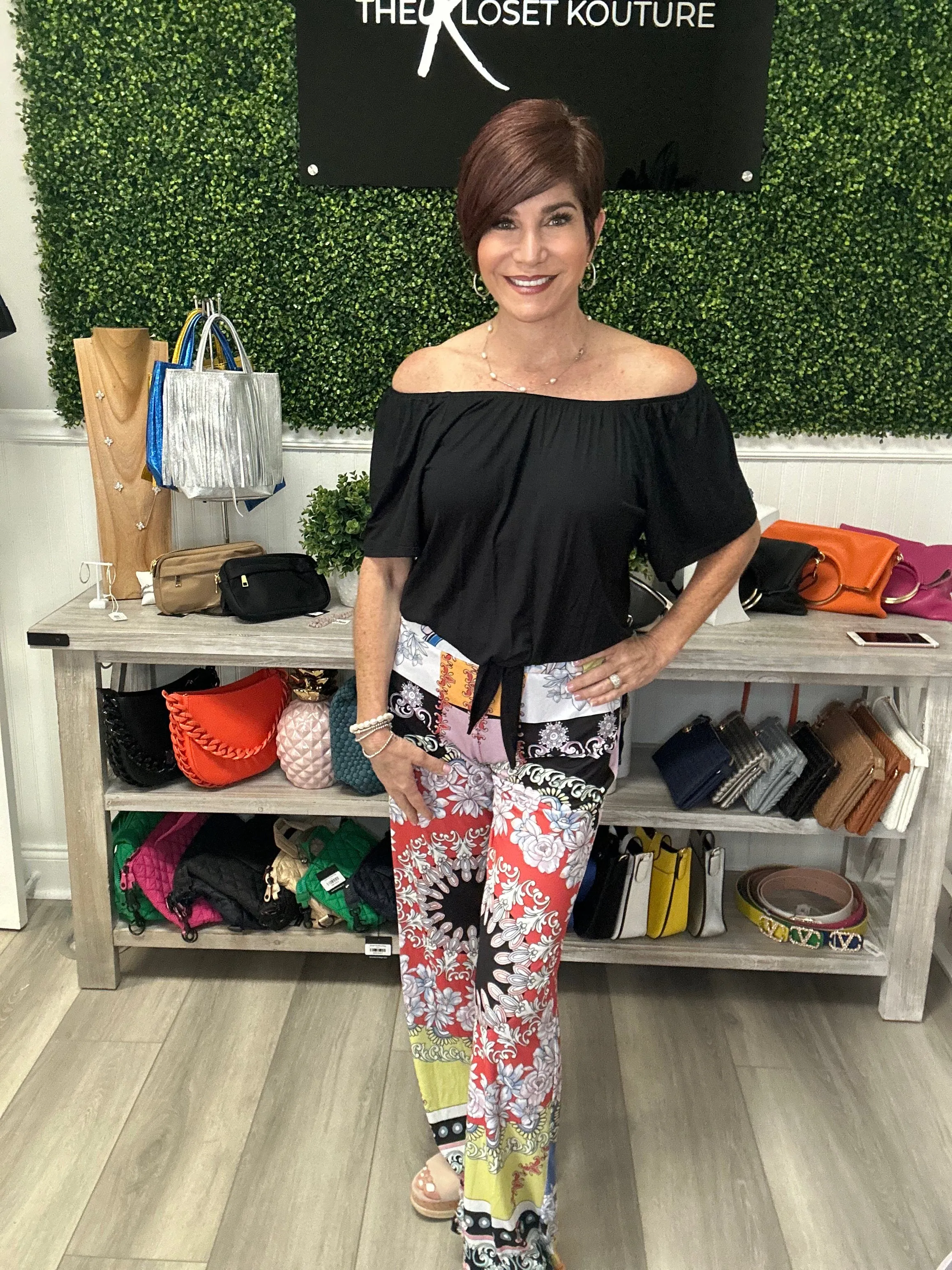 The Kelly Short Sleeve Tie Front Top