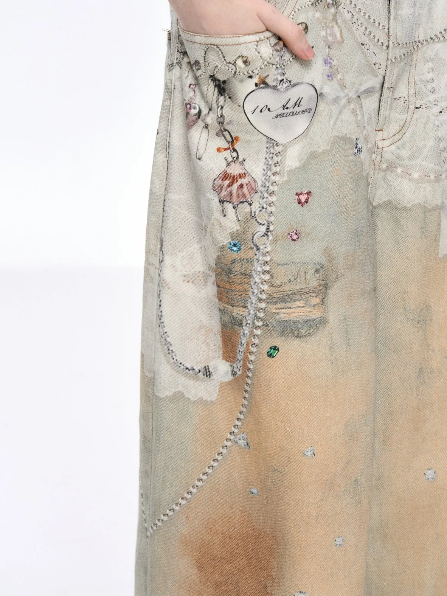 Vintage Lace Graffiti Wide
