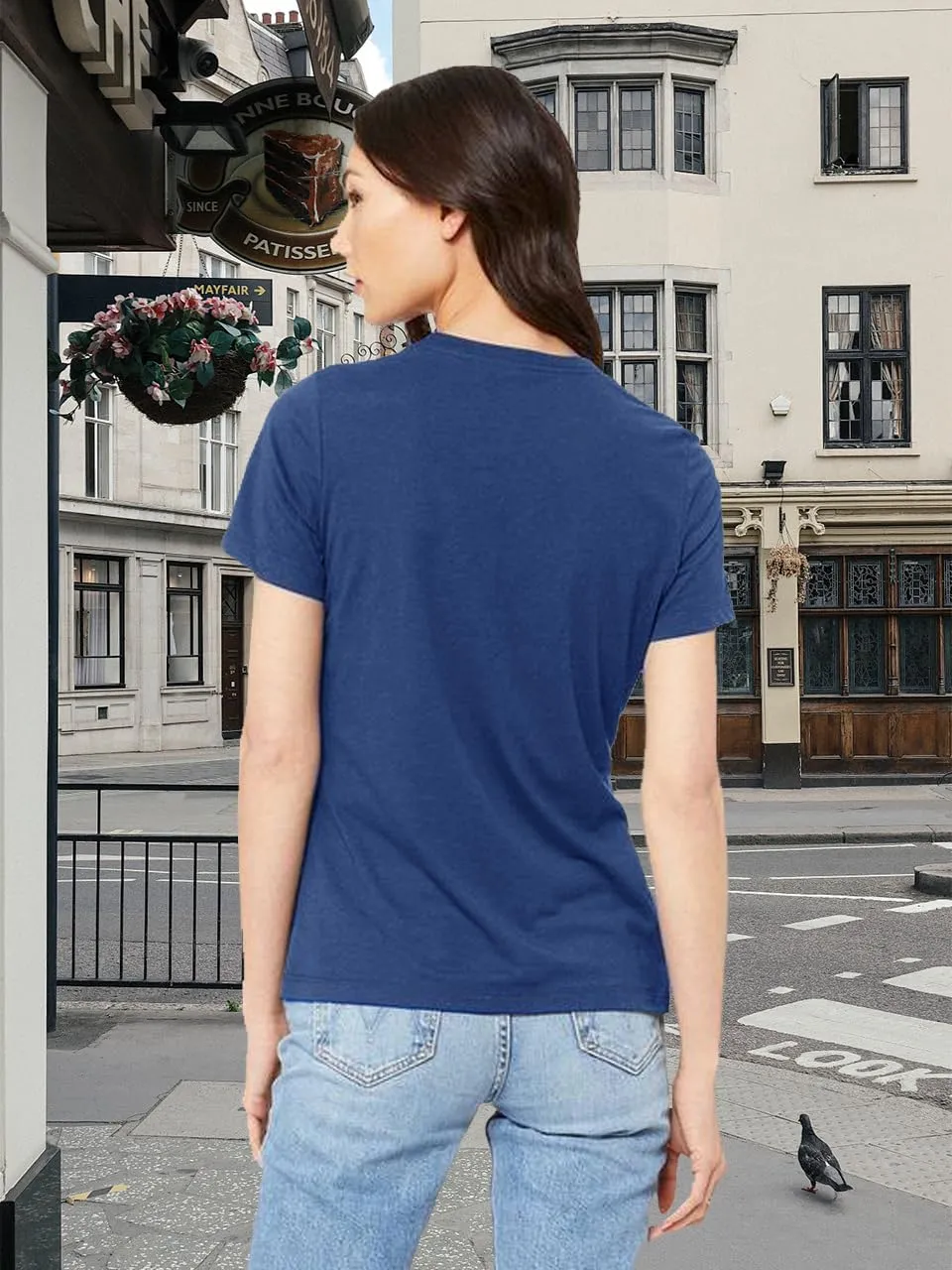 Western Country Shirt for Women Cowgirl Cartoon Boots V Neck Short Sleeve Tops Vintage Cowboy Graphic Tees