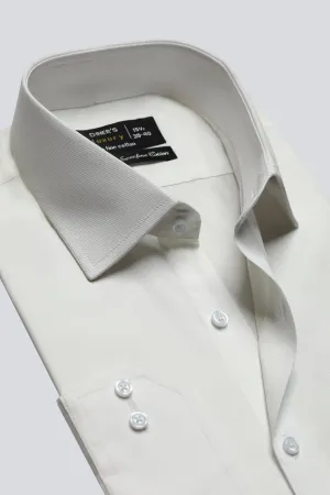 White Plain Formal Shirt