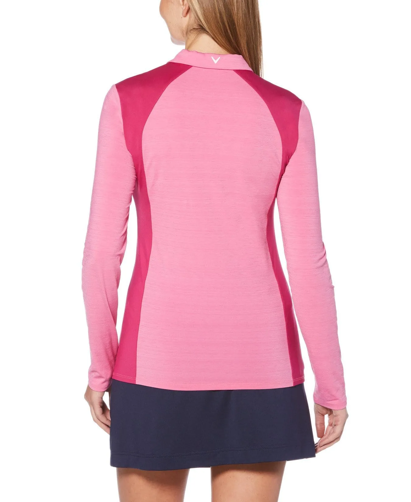 Womens Womens Sun Protection 1/4 Zip Polo