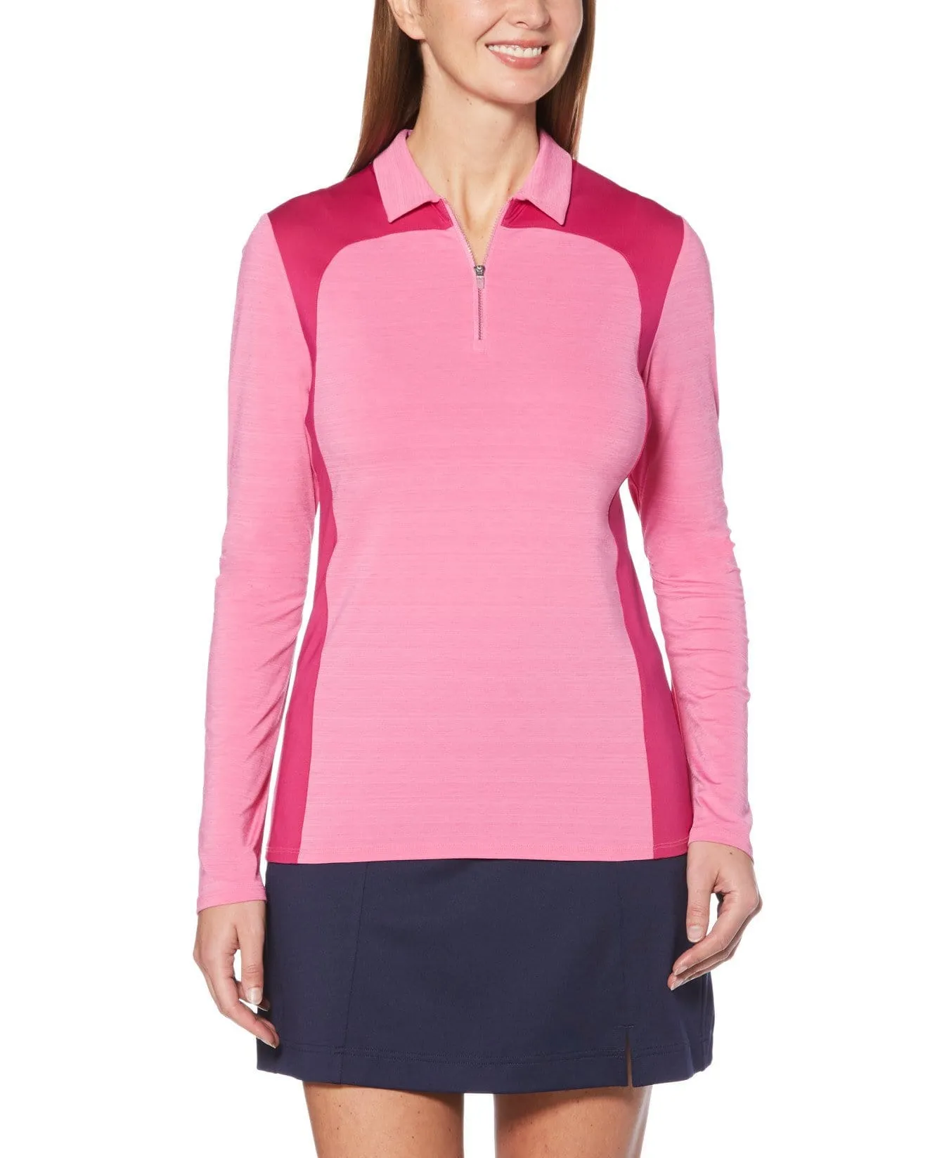 Womens Womens Sun Protection 1/4 Zip Polo